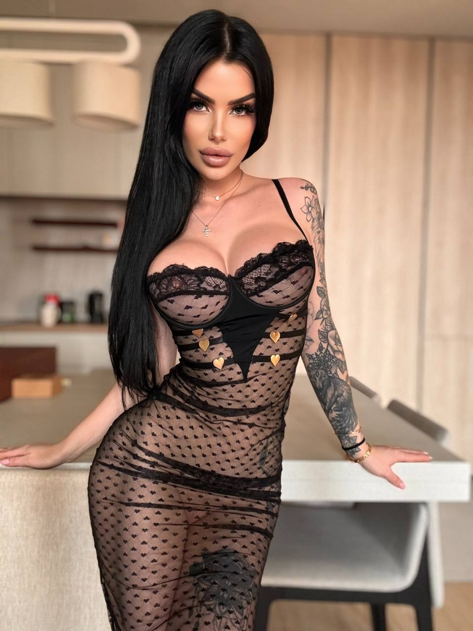 Beautiful brunette Sophia in sexy clothes Porn Pics english 07