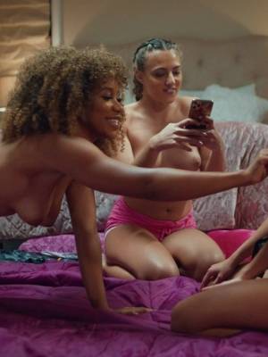 Interracial lesbian threesome Porn Pics english 03