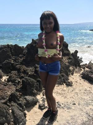 Little Afro-American teen Noemie Bilas Porn Pics english 07
