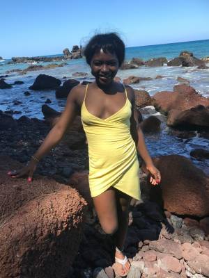 Little Afro-American teen Noemie Bilas Porn Pics english 10