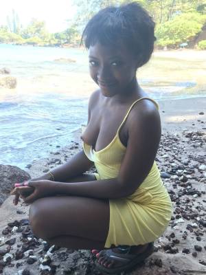 Little Afro-American teen Noemie Bilas Porn Pics english 13