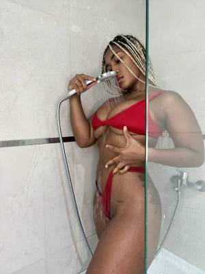 Ebony solo girl models revealing lingerie during non nude action Porn Pics english 15