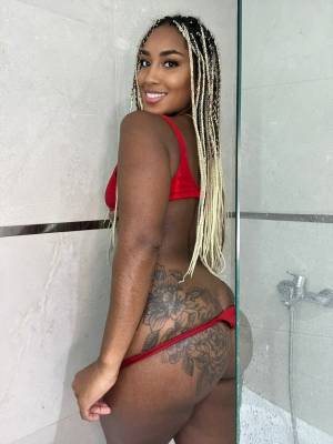 Ebony solo girl models revealing lingerie during non nude action Porn Pics english 16