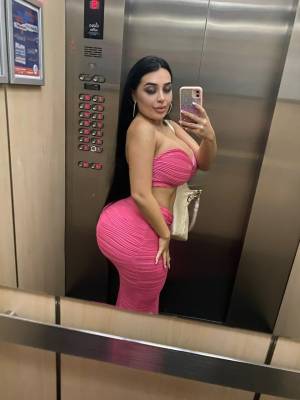 Hot Latina chick with a huge ass takes selfies in a variety of outfits Porn Pics english 20