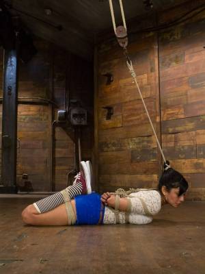Latina sex slave Beretta James gets punished with a vibrator while tied up Porn Pics english 03