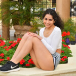 Young girl in fitness clothes showing her pussy and tits