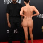 Bianca Censori naked at the Grammys in a transparent dress